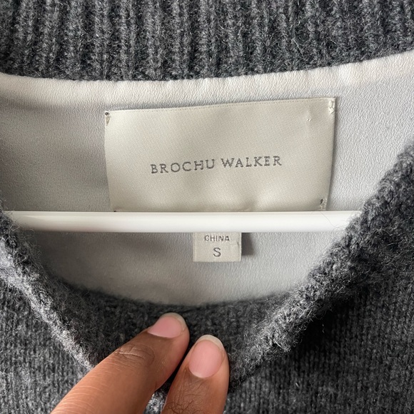 Brochu Walker the Parson Crew Looker wool/ cashmere sweater - Picture 10 of 15